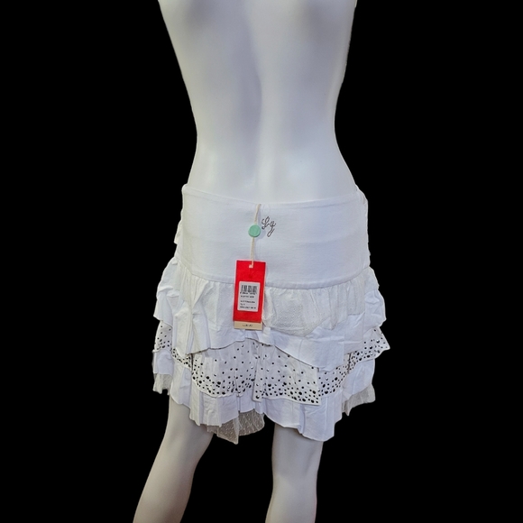 Liu Jeans 'Gonna Jersey' Mini Skirt Size S NWT - Picture 8 of 13